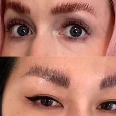 Exemples de Fluffy brow râtés